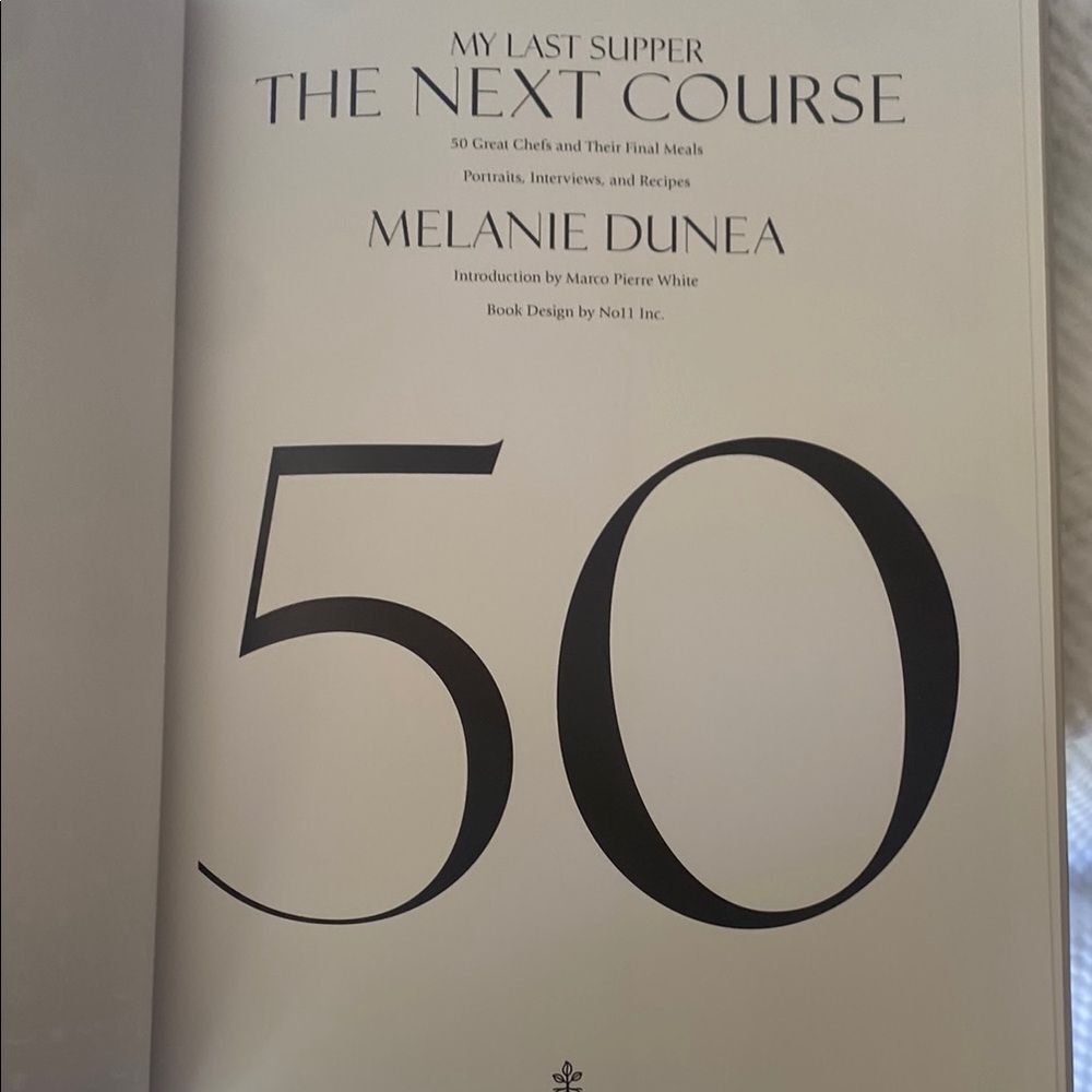 My Last Supper “The Next Course”Hardcover Book by Melanie Dunea - Picture 14 of 16